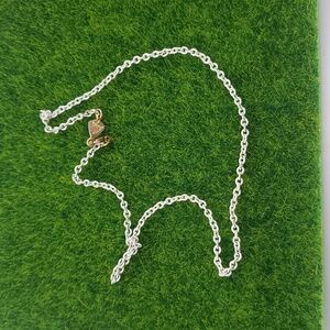 Biagi White Chain Choker Necklace 14 Inch N3622